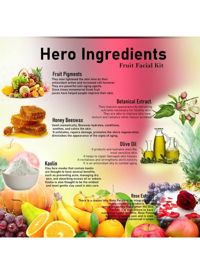 Lilium Fruit & Gold Facial Kit Pack of 2 Nourishes, Revitalizer For Luminous & Cellular Renew Activation System, 120g - Image 4