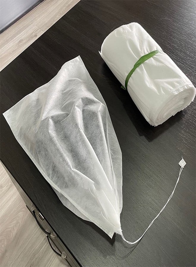 ECYC 9.45x14.96 inch 40 Pcs Shoes Dust Bags, Non-Woven Fabric Storage Pouches Breathable Drawstring Dust Covers for Handbags, Shoes, Purses - Image 2