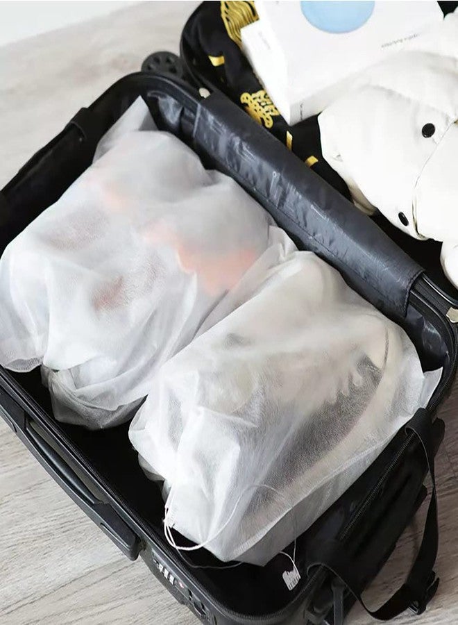ECYC 9.45x14.96 inch 40 Pcs Shoes Dust Bags, Non-Woven Fabric Storage Pouches Breathable Drawstring Dust Covers for Handbags, Shoes, Purses - Image 3