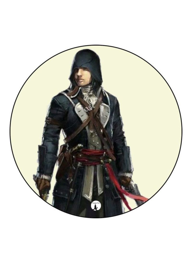 Assassin's Creed Printed Mouse Pad  Yellow/Black/Red