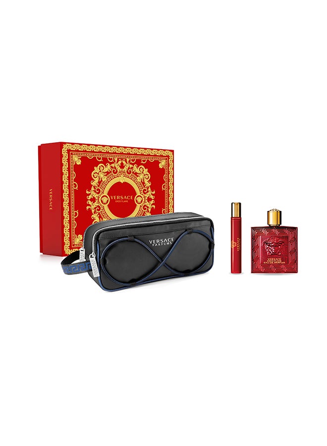 Eros Flame EDP Natural Spray Gift Set 100ml