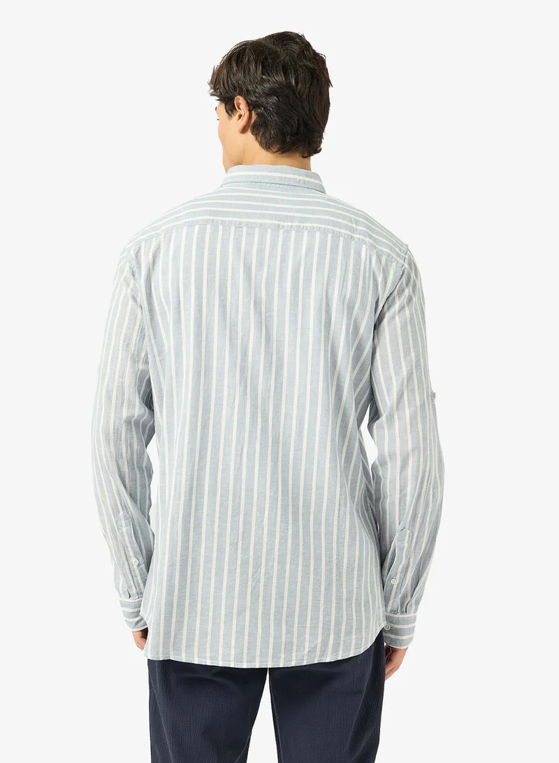ريبلز مع نمشي Mens Cotton Full Sleeves Shirt