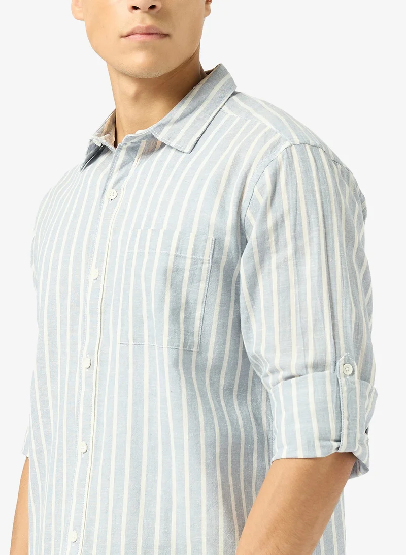 Ripples  Mens Cotton Full Sleeves Shirt for Men | Best Price UAE