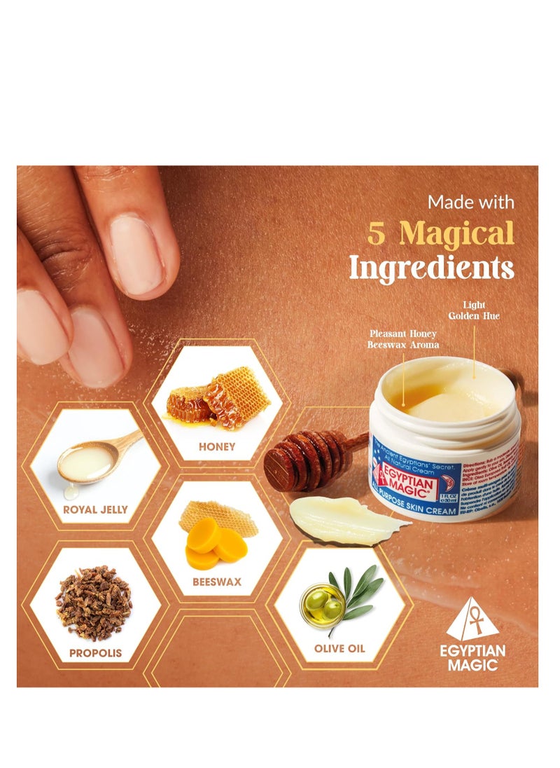 EGYPTIAN MAGIC Egyptian Magic All Purpose Skin Cream | Skin, Hair, Anti Aging, Stretch Marks | All Natural Ingredients | 0.25 Ounce Jar  - Image 4