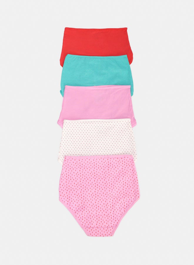 Carina Pack of 5 Colored Full Brief Panties - Image 2