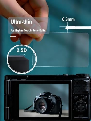 iDaPro [3Pcs XM5 Screen Protector for Fujifilm X-M5+[1Pcs] Hand Lanyard,Tempered Glass,9H Hardness,Anti-Scrach,Anti-Bubble,Easy Installation - Image 2