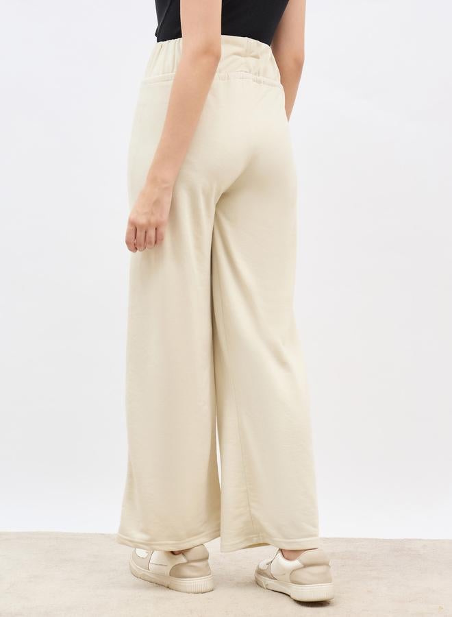 Styli Wide Waistband Joggers with Drawstring - Image 5
