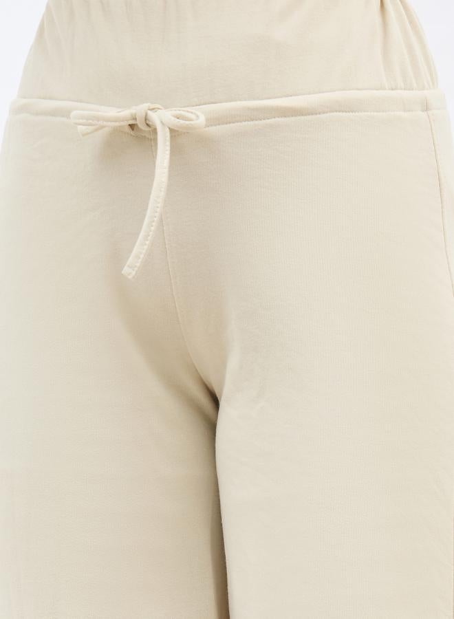 Styli Wide Waistband Joggers with Drawstring - Image 4
