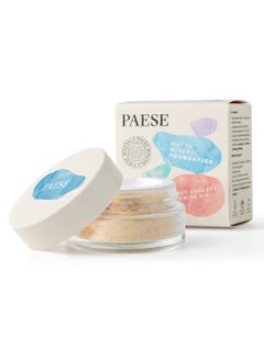 Paese Paese Matt Mineral Foundation Natural Origin and High Coverage 104W Honey  - Image 1