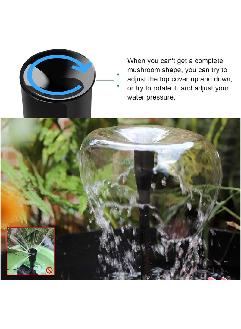 Plastic Fountain Nozzle Small Size 0.5inch 13mm, Fountain Head for Garden, Ponds, Tabletop Fish Ponds, Use for Indoor and Outdoor, Different Shapes for Easy Installation, Pool Aerator Nozzles - Image 5