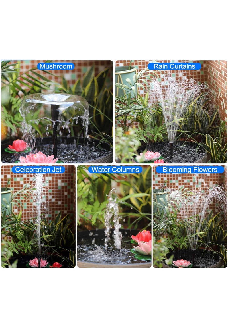 Plastic Fountain Nozzle Small Size 0.5inch 13mm, Fountain Head for Garden, Ponds, Tabletop Fish Ponds, Use for Indoor and Outdoor, Different Shapes for Easy Installation, Pool Aerator Nozzles - Image 2