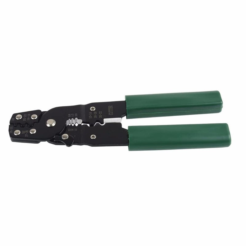 DOTCOM 8-Inch Self-Adjusting Automatic Cable Cutter Crimper, 5 in 1 Multipurpose Tool Wire Stripping Cutting Pliers, 10-24 AWG (0.2~6.0mm²) (Yellow) (WT-21) - Image 2