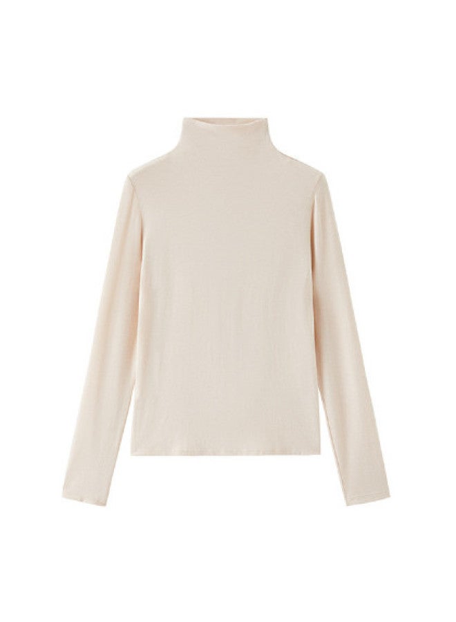 Goso Slimming And Figure-Flattering Windproof Stand Collar Versatile Casual Base Layer Women'S Top - Image 1