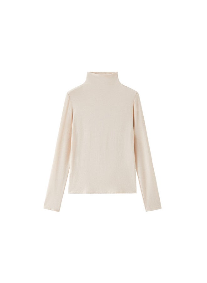 Goso Slimming And Figure-Flattering Windproof Stand Collar Versatile Casual Base Layer Women'S Top - Image 2