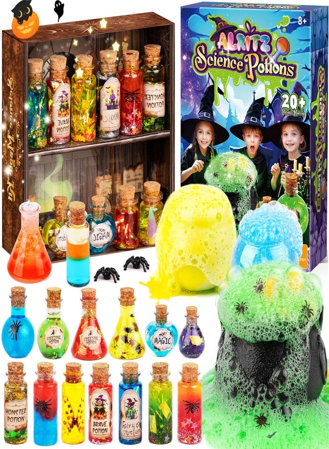 Alritz Science Potion Kits for Kids - 23 Magic Mix Potion Bottles, Witches Cauldron, Birthday Party Halloween Decorations Gifts Toys for Boys Girls 8 9 10 11+ Years Old - Image 1