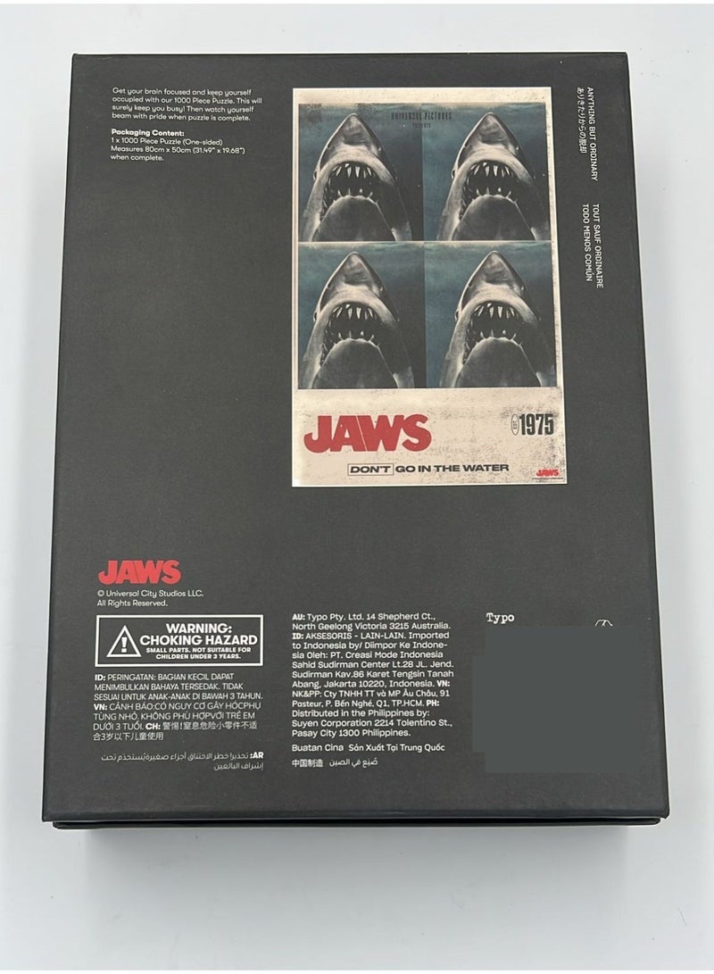 Typo JAWS1000 Pieces Jigsaw Puzzle Meaures 80x50cm - Image 3