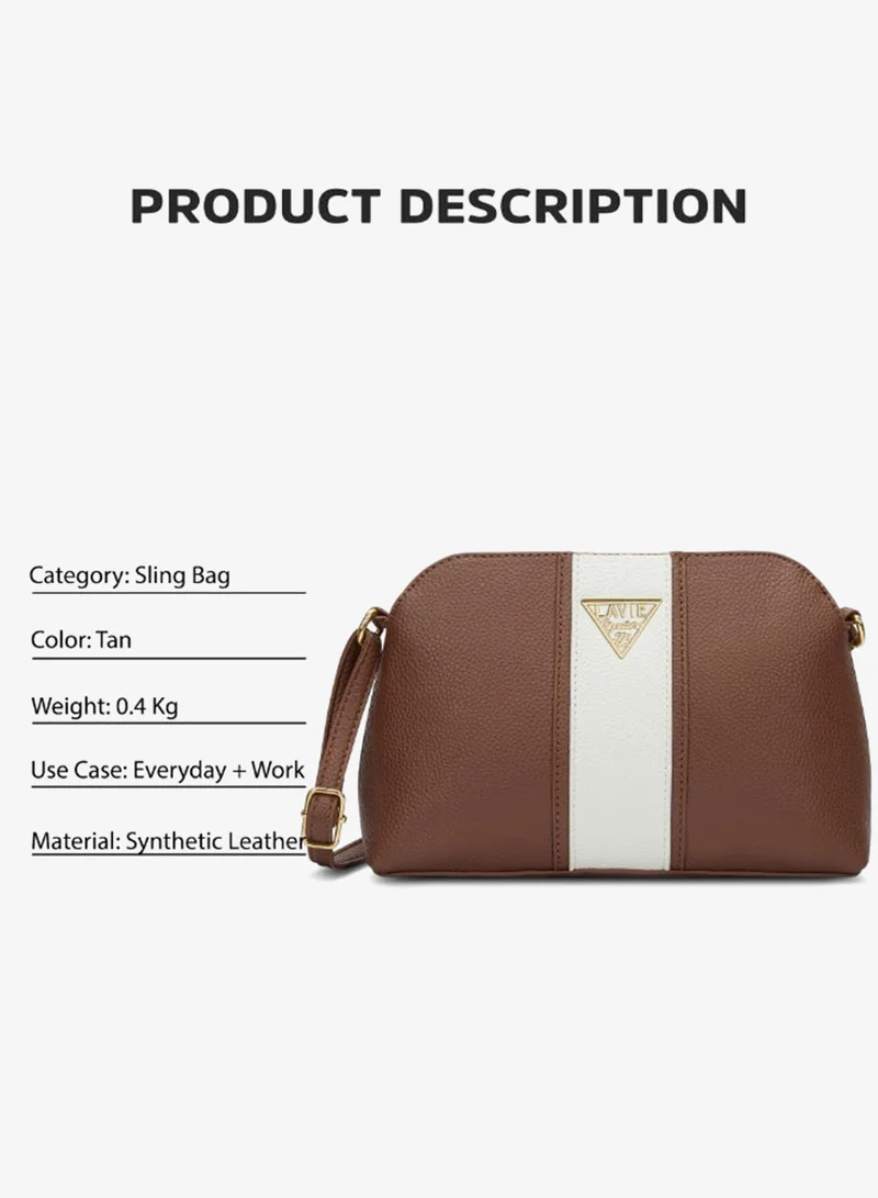 Lavie  Signature Georgia Woman's Sling Bag(Tan) for Women | Best Price UAE