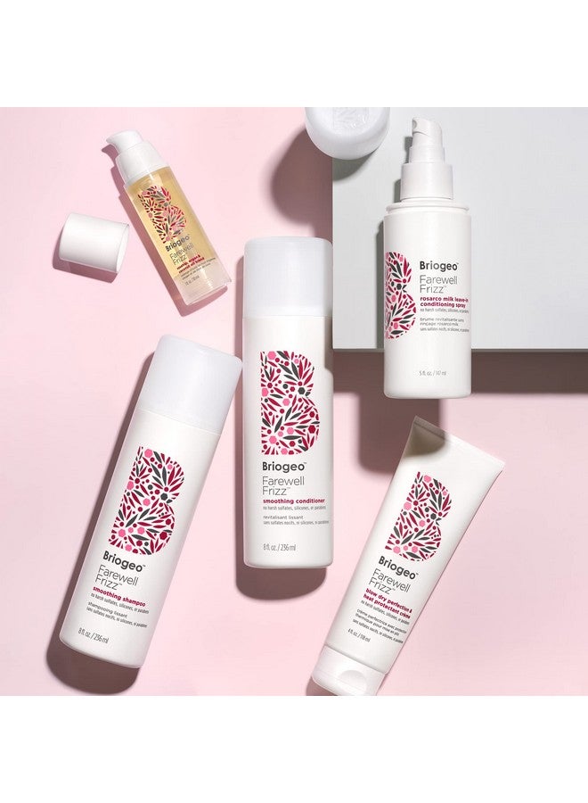 Briogeo بلسم Farewell Frizz Smoothing لتهدئة الشعر المجعد واستعادة اللمعان للشعر الجاف الباهت، نباتي وخالي من الفالات والبارابين، 8 أونصة - Image 4