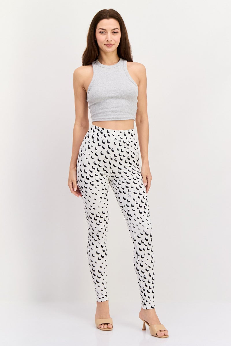 VERO MODA ليجنز مطبوعة للنساء من أوير باي فيرو مودا، متعدد الألوان - Image 2