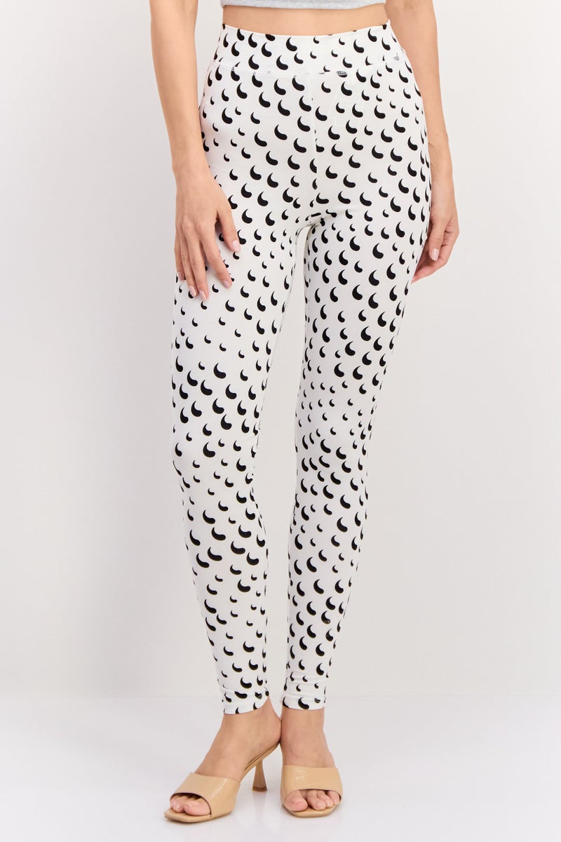 VERO MODA ليجنز مطبوعة للنساء من أوير باي فيرو مودا، متعدد الألوان - Image 1