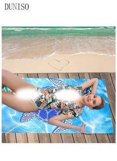 DUNISO Beach Towel, 150*70cm Microfiber Lightweight Thin Beach Towel for Adults Kids Sand Free Quick Dry Super Absorbent Large Towels for Swimming, Pool, Camping, Yoga, Workout, Traveling  - Image 4