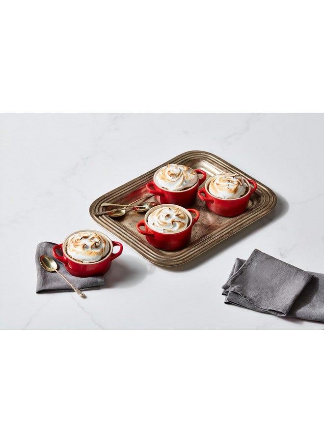 Le Creuset Le Creuset Stoneware Mini Round Cocotte, 8 oz., Cerise  - Image 5
