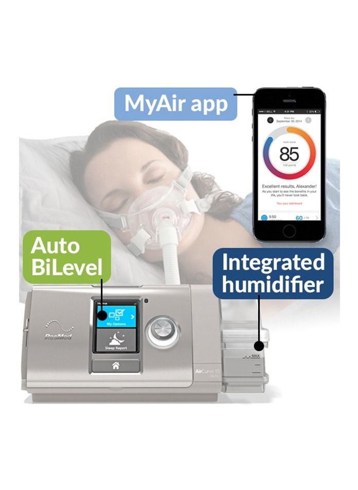 Resmed - ResMed AirCurve 10 VAuto Automatic BIPAP Machine With Heated Humidifier - Image 1