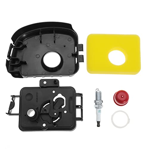 Shunevade 595663 Air Filter Base with 595660 Air Cleaner Cover for Lawn Mower 08P502 09P602 09P702 with 799579 Air Filter - Image 1