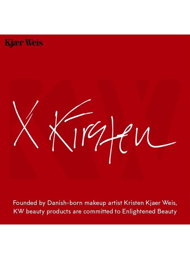 KJAER WEIS Powder Eye Shadow. Highly Pigmented Blue Eyeshadow with Organic Ingredients. Blendable Eye Shadow for Long Lasting Eye Makeup. Cruelty Free Clean Makeup - Blue Wonder