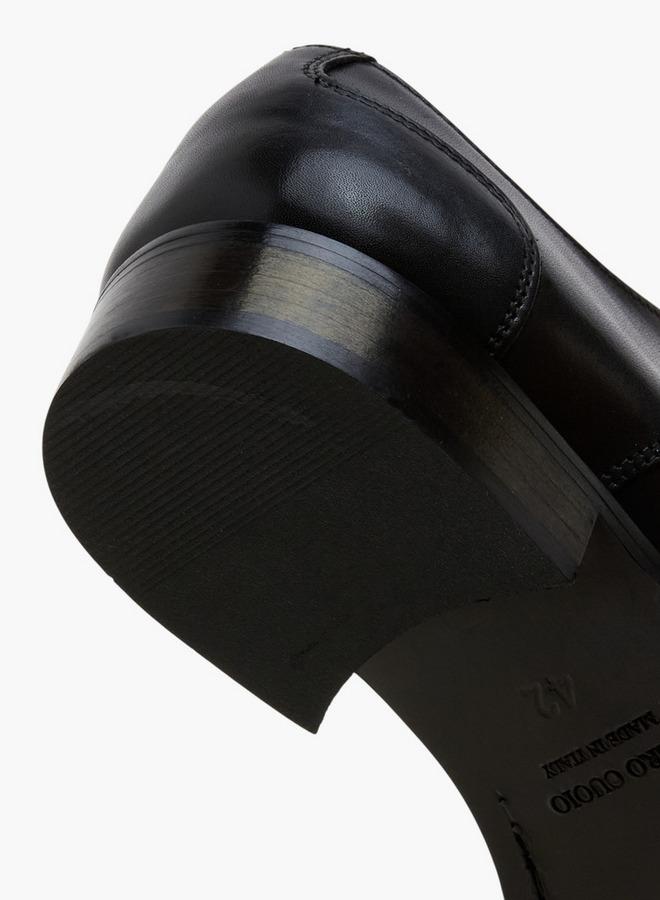 DUCHINI Men Lace-Up Leather Derby Shoes - Image 5