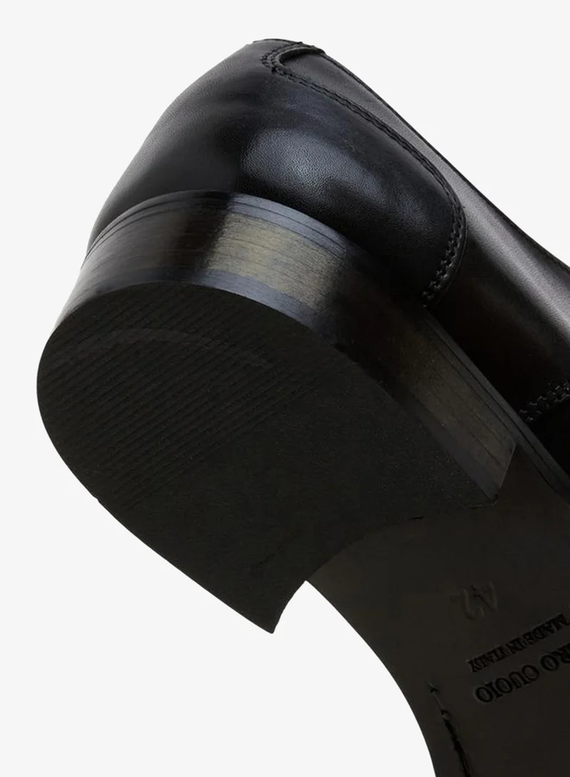 DUCHINI BLACK Men Lace-Up Leather Derby Shoes for Men | Best Price UAE