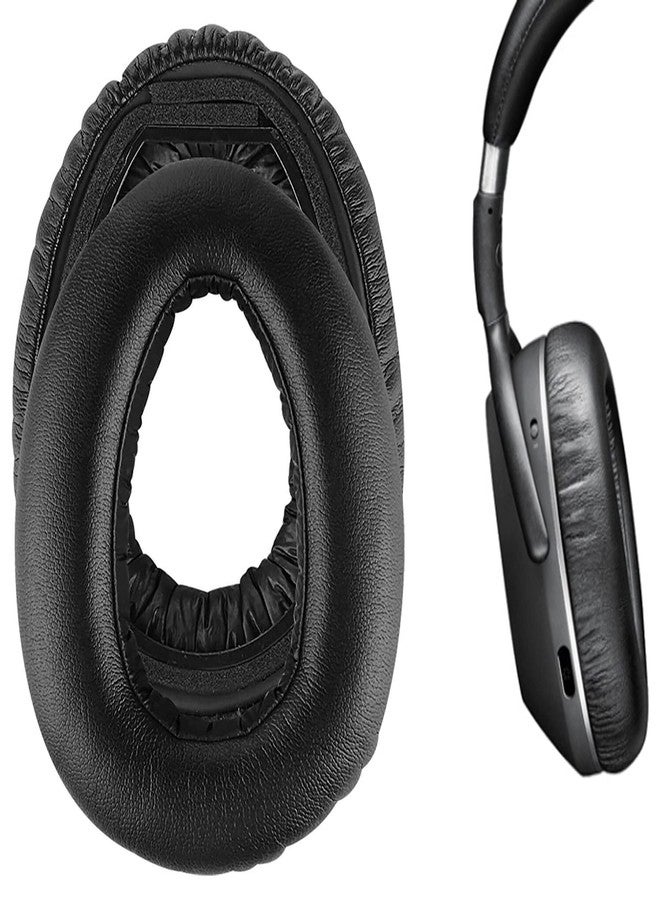 jingewell Replacement Ear Pads Cushions for Sennheiser PXC 550 PXC 550-II Wireless MB 660 PXC480 Series Headphones Earpads, Headset Leather Ear Cups Repair Parts (Black Cushions for Sennheiser PXC 550) - Image 4