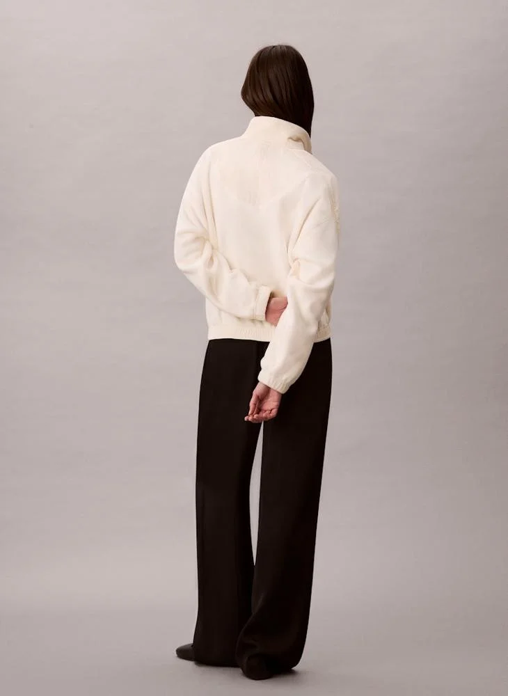 كالفن كلاين جينز سويت شيرت أساسي بنصف سحاب