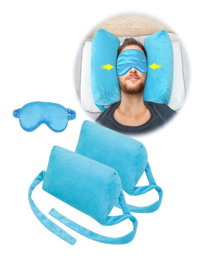 اوسا وسادة تثبيت الرقبة من AOSSA للنوم - وسادة مثلثة الشكل للوجه لأعلى لتثبيت الرأس والرقبة، والتعافي بعد الجراحة، ومضادة للتجاعيد أثناء النوم - Image 1