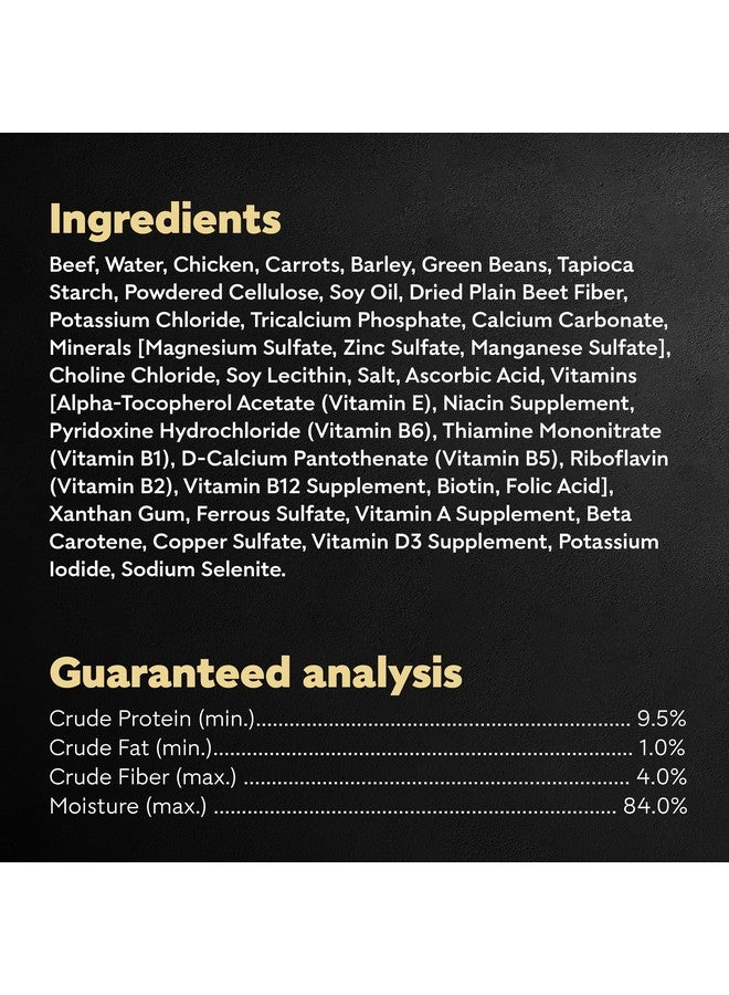 CESAR WHOLESOME BOWLS Adult Soft Wet Dog Food Beef, Chicken, Carrots, Barley & Green Beans Recipe, (10) 3 oz. Bowls - Image 4