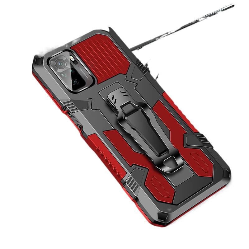 TPU+PC MagSafe Case for redmia3 with Shockproof and Drop Protection plus Shockproof plus Kickstand plus Strong Magnetic in Red - Image 1