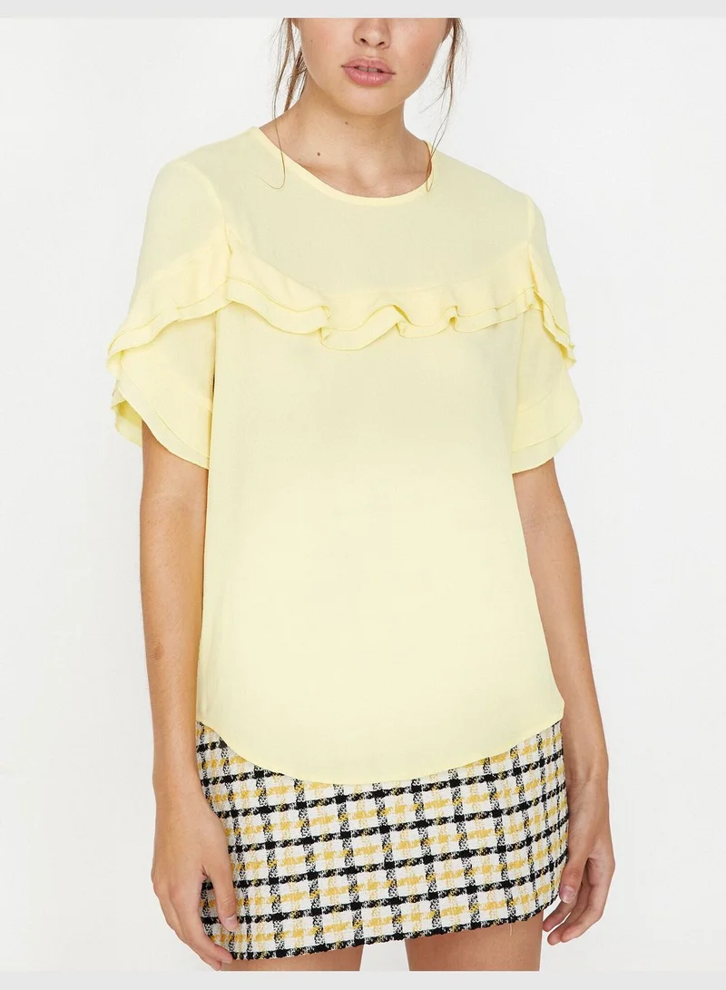 KOTON Frill Detailed Blouse