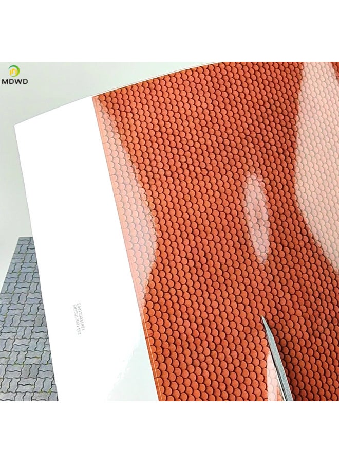 Microscopic Simulation Wall Decal Material Clear Adhesive Backing Multi-Size Plastic Building Model Decoration Sticker DIY-Color:QZ-24  - Image 5