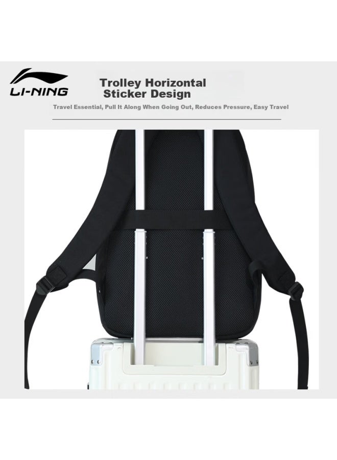 Li-ning Large Capacity Backpack For Boys And Girls Junior High School Students Sports Outdoor Casual High School College Travel Bag - Image 5