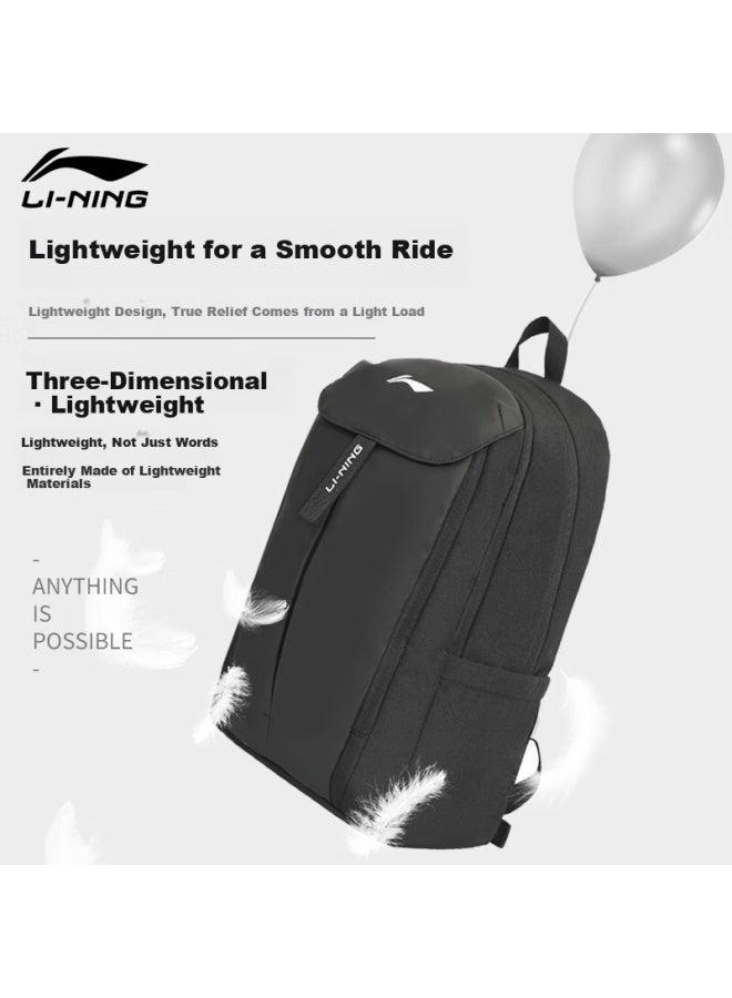 Li-ning Large Capacity Backpack For Boys And Girls Junior High School Students Sports Outdoor Casual High School College Travel Bag - Image 3