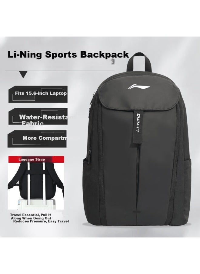 Li-ning Large Capacity Backpack For Boys And Girls Junior High School Students Sports Outdoor Casual High School College Travel Bag - Image 1