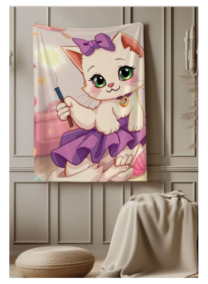 general Children's or student cartoon flannel thin blanket (warm and comfortable, suitable for sleep, games) 100cm*150cm - 1039 - Image 4