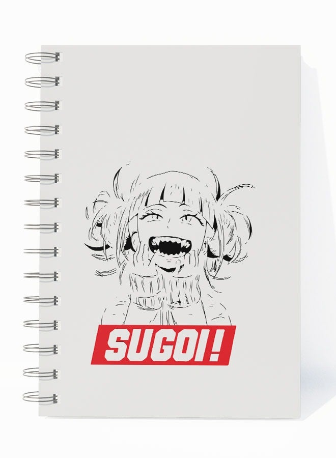 LIT My Hero Academia Spiral Notebook Anime Style Comic Spiral Notebook Sugoi So Good Himiko Toga Anime Character Fan  - Image 1