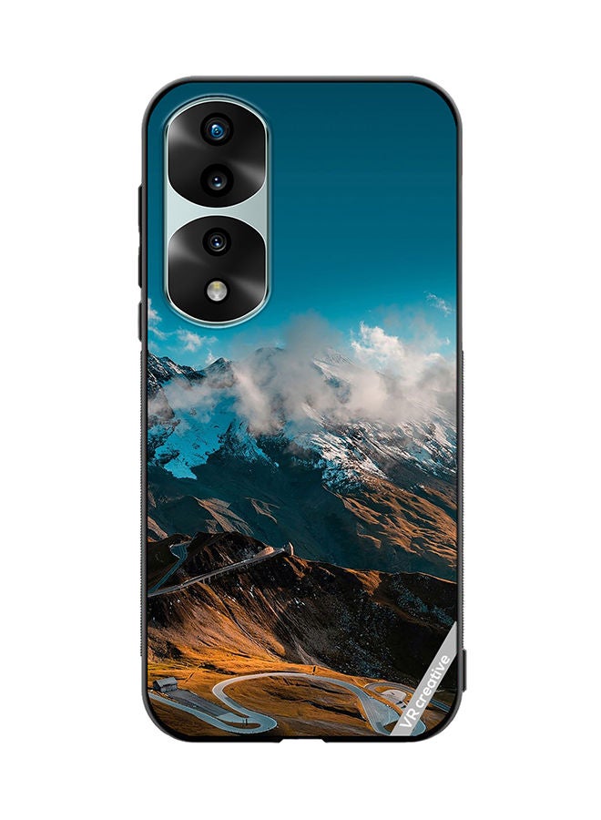 VR CREATIVE Protective Case Cover For Honor 70 Pro plus Road And Mountains Design Multicolour - Image 1