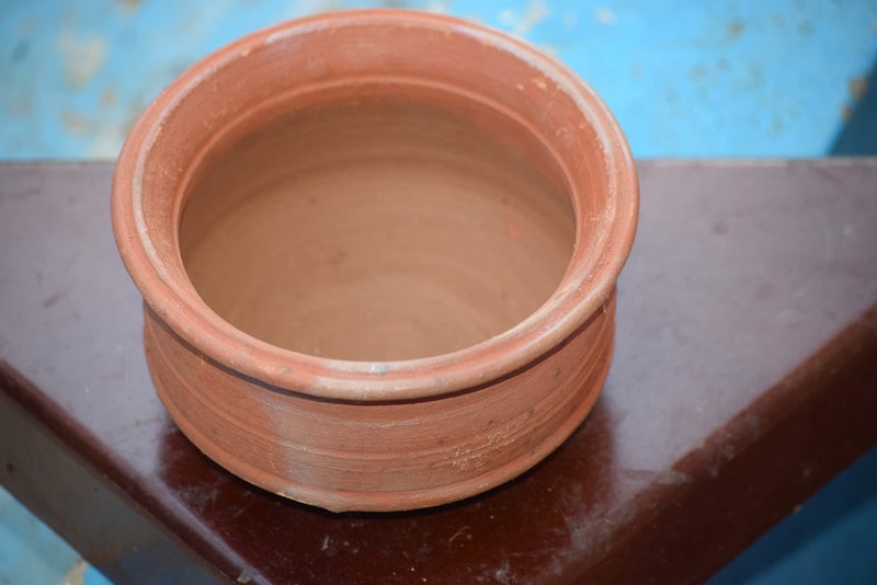 TILLAGE-Clay/Terracotta Exclusive Range Unglazed Clay Pot For Cooking & Serving with Lid (500ml) pack of 4 - Image 4