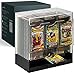 Dinavio Crafthouse 3Slot Booster Pack Dispenser with Black Base Fits 120 Booster Packs for Dispensing Compatible with TCG Trading Card Boosters and Sports Card Boosters 4mm Acrylic Stackable - Image 3