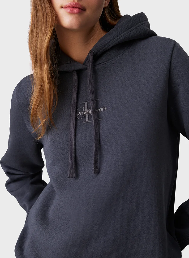 كالفن كلاين جينز Monologo Regular Hoodie