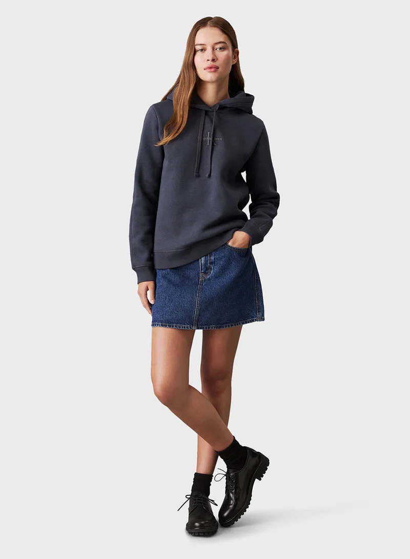 كالفن كلاين جينز Monologo Regular Hoodie