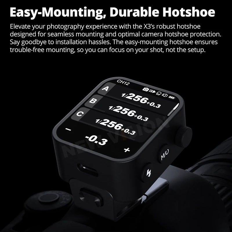 X3 Godox X3-n Wireless Flash Trigger Transmitter 2.4g, TTL HSS with Touch Oled Screen for Nikon - Image 3