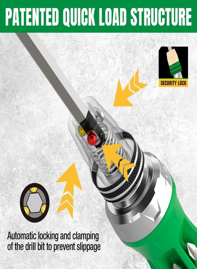 اس كي كي مفك براغي SK 12 في 1، 216-P، مفك متعدد الرؤوس مع آلية تحميل سريعة، فولاذ S2، مع رؤوس فيليبس، مشقوقة، نجمة، ومربعة مخزنة في المقبض - Image 5